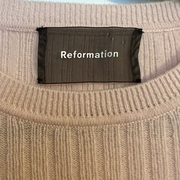 Reformation Cashmere Sweater, Sz L - Picture 2 of 8